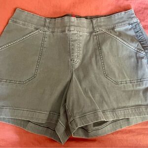 SPANX Women's Olive Cargo Shorts